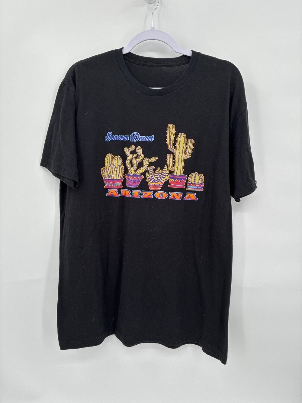 Arizona Senoran Desert Black Short Sleeve T-shirt No size